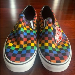 Vans Asher checkerboard skate classic slip on. NWT.